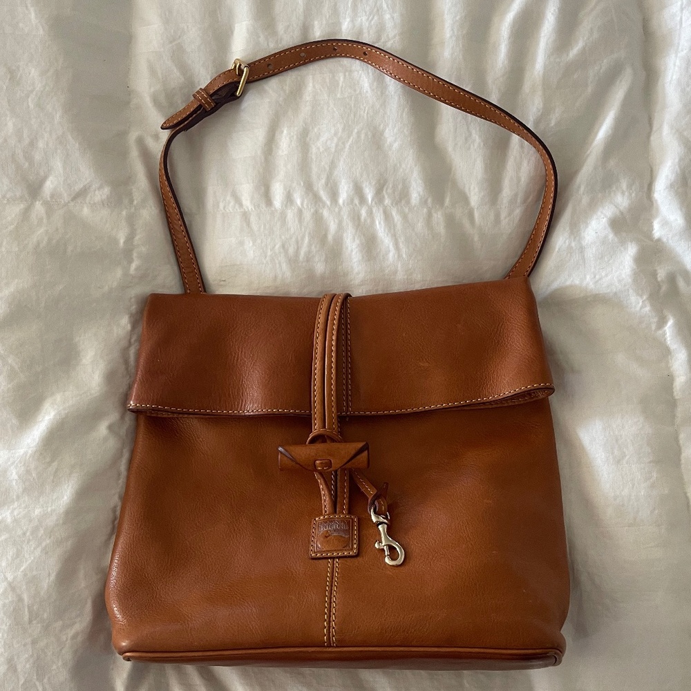 💗 Beautiful Dooney & Bourke Florentine Leather Toggle Crossbody Bag  w/Dustbag